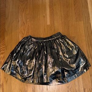 GAP Metallic Black Skirt